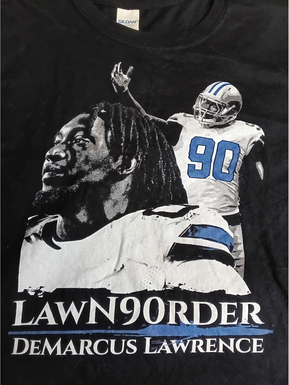 Dallas Cowboys DeMarcus Lawrence T-Shirt XL Lawn90rder NFL Football